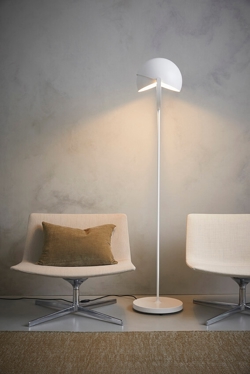 Eclips Stehlampe, weiß